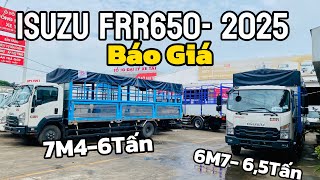 Bảng Giá Isuzu FRR650 2025 | Giá xe tải Isuzu FRR650 6T5 2025 | Thông số Isuzu FRR650 2025