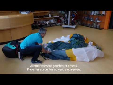 compres tube Paratroc - Aile attachée à la sellette