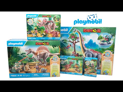 AD | Playmobil Dinos 2025 Assortment Full Unboxing | Playmobil Spinosaurus, Brachiosaurus & More