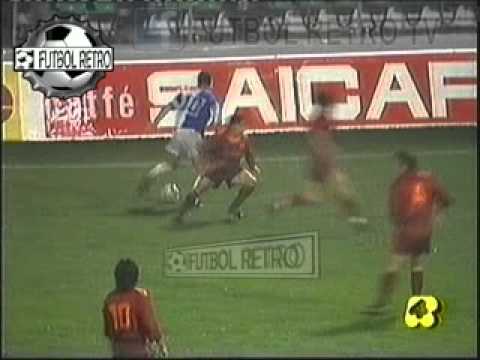 Grasshopper 4 vs Roma 3 Copa UEFA 1993 Nestor De Vicente, Claudio Caniggia