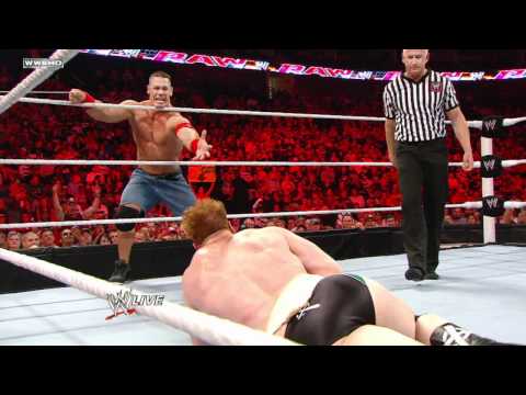 Raw - John Cena & Sheamus vs. Christian & Mark Henry