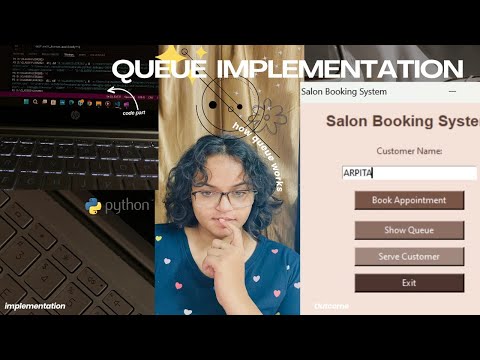 Salon Booking System Using Python Queue Tkinter Project Showcase