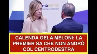 CALENDA GELA MELONI: LA PREMIER SA CHE NON ANDRÒ COL CENTRODESTRA