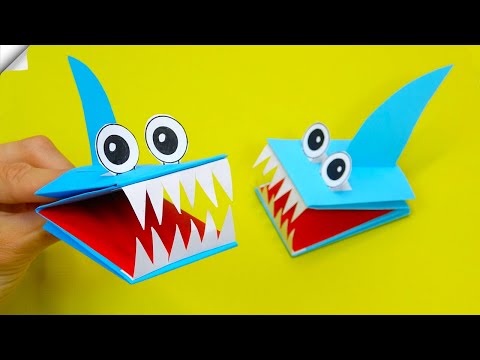 Moving Paper Shark Paper Crafts