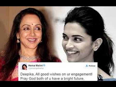 Hema Malini Wishes Deepika On Her Engagement?
