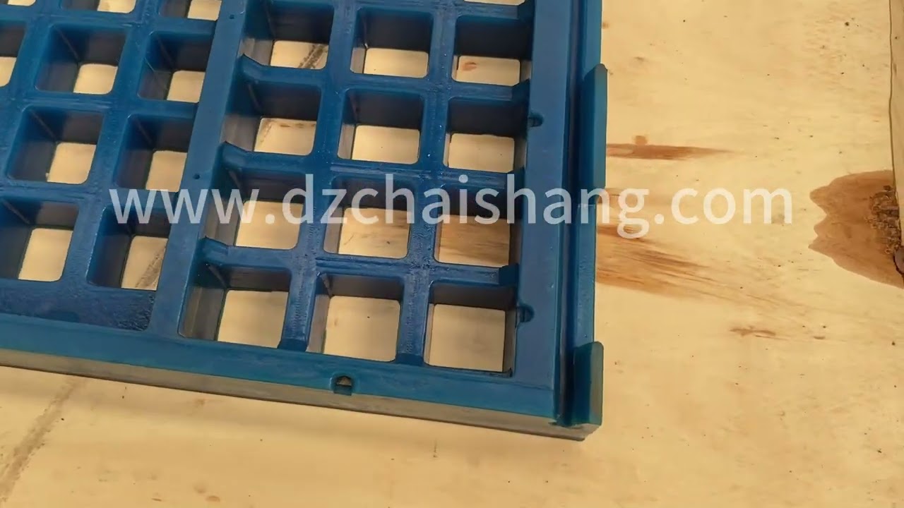 Rubber/polyurethane screen mesh, PU screen mesh, mining