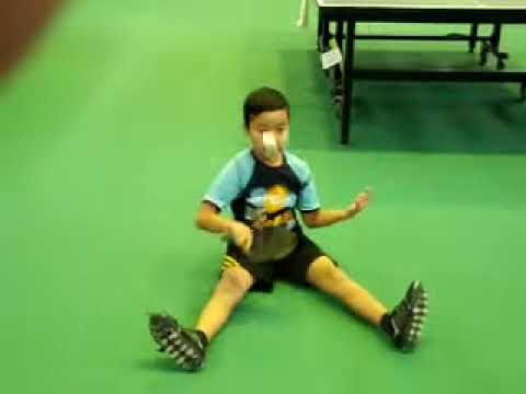 Настольный теннис. Сложное жонглирование для начинающих