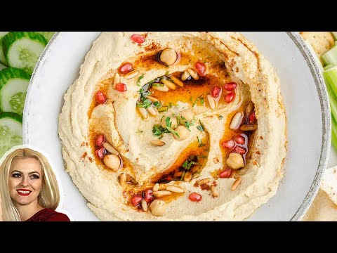 Hummus with Pine Nuts