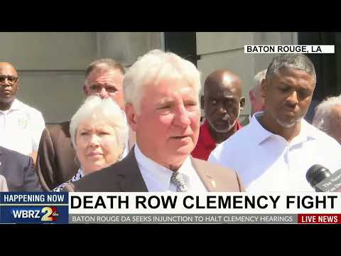 Full press conference - Baton Rouge DA seeking injunction to halt death row clemency hearings