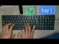 Learn English Typing In 10 Days Day1 Free Typing Lessons