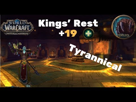Kings' Rest +19 Tyrannical - Resto Druid PoV (Zmug)