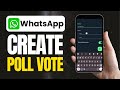 How To Make WhatsApp Poll Vote Easy