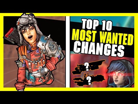 TOP 10 MOST WANTED CHANGES - These Changes Will Make Borderlands 3 BETTER Forever...