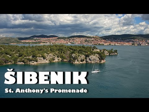 Hiking in Central Dalmatia || Part 6 || Promenade through the Canal of St. Anthony || Šibenik || 4K