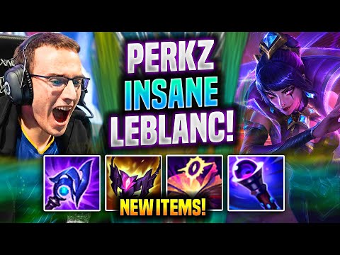 PERKZ IS INSANE AS LEBLANC WITH NEW ITEMS! - Perkz Plays Leblanc MID vs Viktor! | Preseason 2022