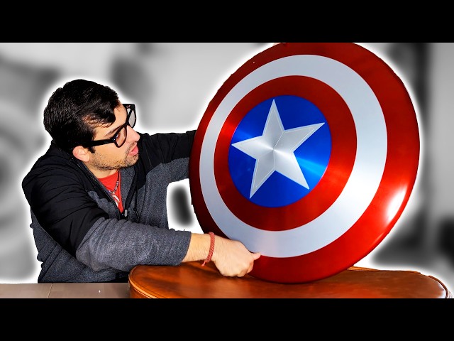 Vídeo relacionado con SiheToys Escudo del Capitán Metal América, Capitán Adulto América Letrero Metal, Restauración Juego De Roles Accesorios De Disfraces, Se Puede Utilizar para diversas Fiestas como Halloween
