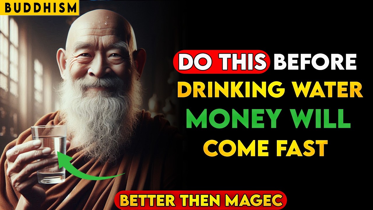 SAY THESE 6 WORDS BEFORE DRINKING WATER And Watch What Happens | BUDDHIST TEACHINGS