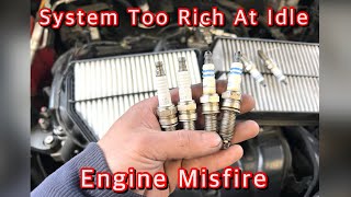Hyundai Tucson Misfire & System Too Rich At Idle - Code P2188 - Easy Fix