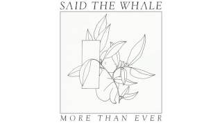 Said The Whale - "More Than Ever" (official audio)
