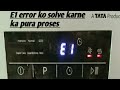 E1 Error in Voltas Beko Dishwasher DT8S #E1