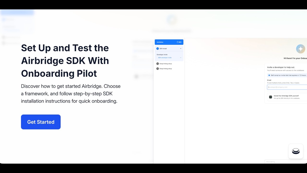Stop Struggling with SDK Setup - Install Airbridge SDK with AI (Onboarding Pilot Demo)