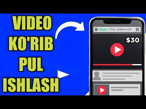 Telefonda video ko'rib pul ishlash  - Internetda SARMOYASIZ pul ishlash