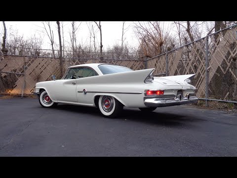 1961 Chrysler 300 G 300G Hardtop in White & Cross Ram Engine & Ride My Car Story with Lou Costabile