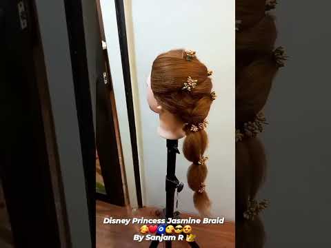 Disney Princess Jasmine Braid 🧿❤️😍🥰🧿