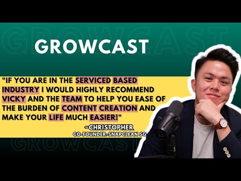 Client testimonial from Christopher, Co-Founder, SNAPCLEAN Sg