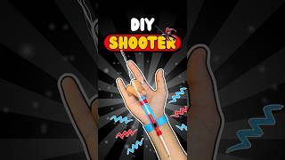 DIY Web Shooter 🕸️✂️ #shorts #diy #craft #spiderman #webshooter #origami #experiment #papercraft