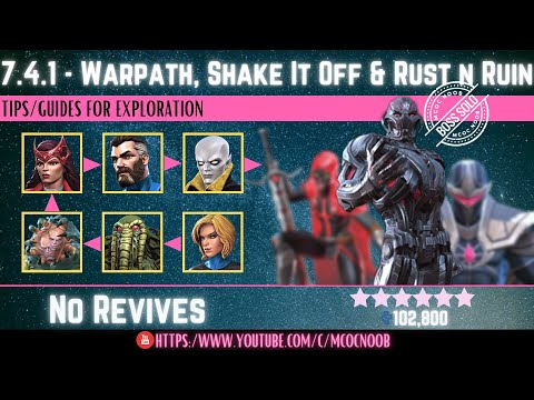 MCOC: Act 7.4.1 - Warpath, Shake It Off, Rust and Ruin - Book 2, Act 1.4 - Ultron Prime