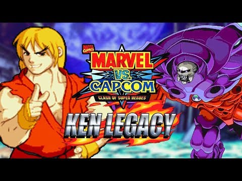 THIS GAME IS CRAZY: Ken Legacy - Marvel Vs. Capcom (PSOne) 98'
