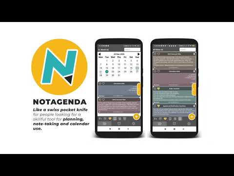 Notagenda - A game changing note taking and calendar app