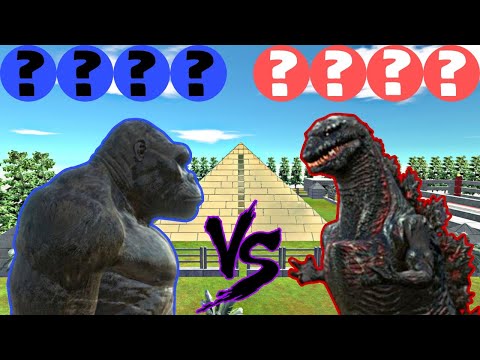 ARBS Tournament Kaiju monster Team King Kong vs Team Godzilla in Piramida Arena