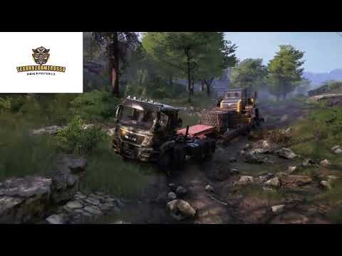 Part 3 Man TGS 8X8 Heavy hauling in a forest - SnowRunner _@TechnoZGamers558