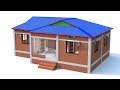 4 Room Tin Shed House टिन का घर TIN ROOF HOUSE DESIGN IN LOW COST FOR VILLAGE