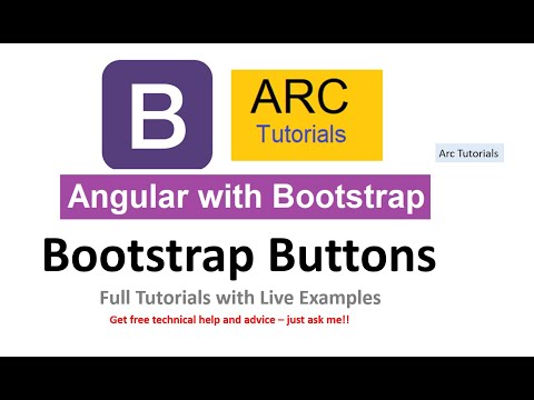 Angular Bootstrap Button Component Tutorial | Angular Bootstrap 4 Tutorials