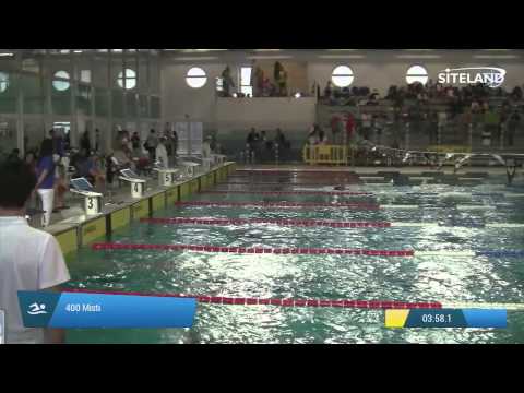 Serie 1 dei 400 Misti  Assoluti Maschi Master - Campionati Regionali Master 2015 VENETO e FRIULI VG