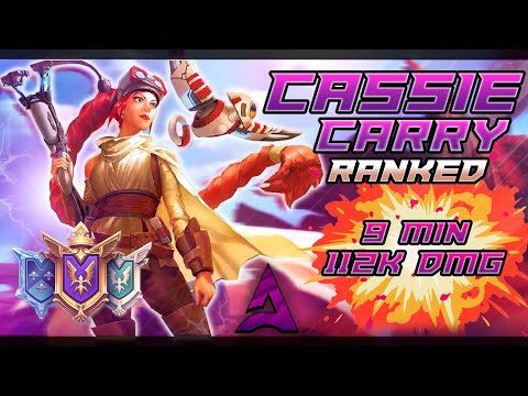 INSANE CARRY con Cassie - Paladins Cassie Ranked Español - AliveARG