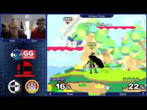 GG Bergen Melee XI - Winners Finals - Bose (Fox, Sheik, Falco) vs Dyne (Marth)