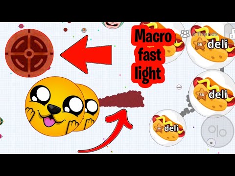 Macro Fast Light-Jake Skin+Duo Takeover(Agar.io Mobile)