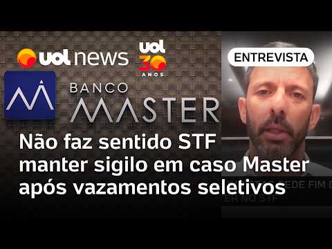 Não faz sentido STF manter sigilo em caso Master após vazamentos seletivos, diz professor