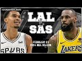 Los Angeles Lakers vs San Antonio Spurs Full Game Highlights | Feb 23 | 2024 NBA Season