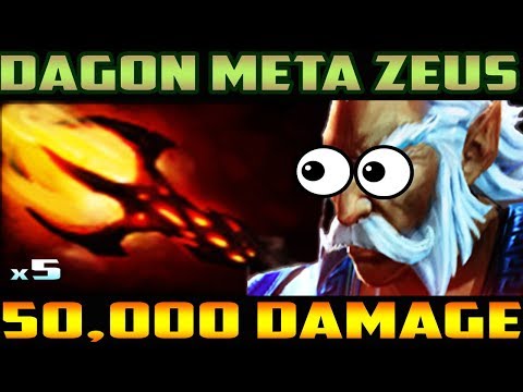 DAGON ZEUS DOTA 2 PATCH 7.06 NEW META PRO