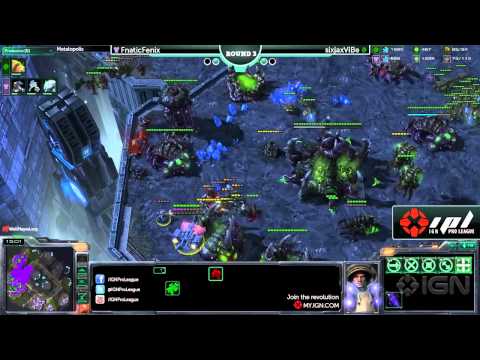 StarCraft 2 IGN Tournament: sixjaxViBE vs. FnaticFenix - Loser Round 2, Game 3