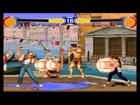 Fatal Fury Team vs Women Fighters - KOF '94 HACKED to MAX! (Terry vs Mai Showdown)