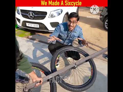 We Made A Sixcycle😱#shorts#viral#shortsfeed@MRINDIANHACKER @CrazyXYZ