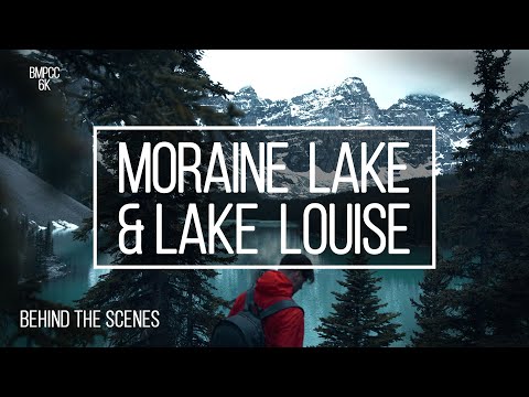 How I FILM TRAVEL B ROLL | Behind the Scenes | Lake Louise & Moraine Lake, Alberta Canada (BMPCC)