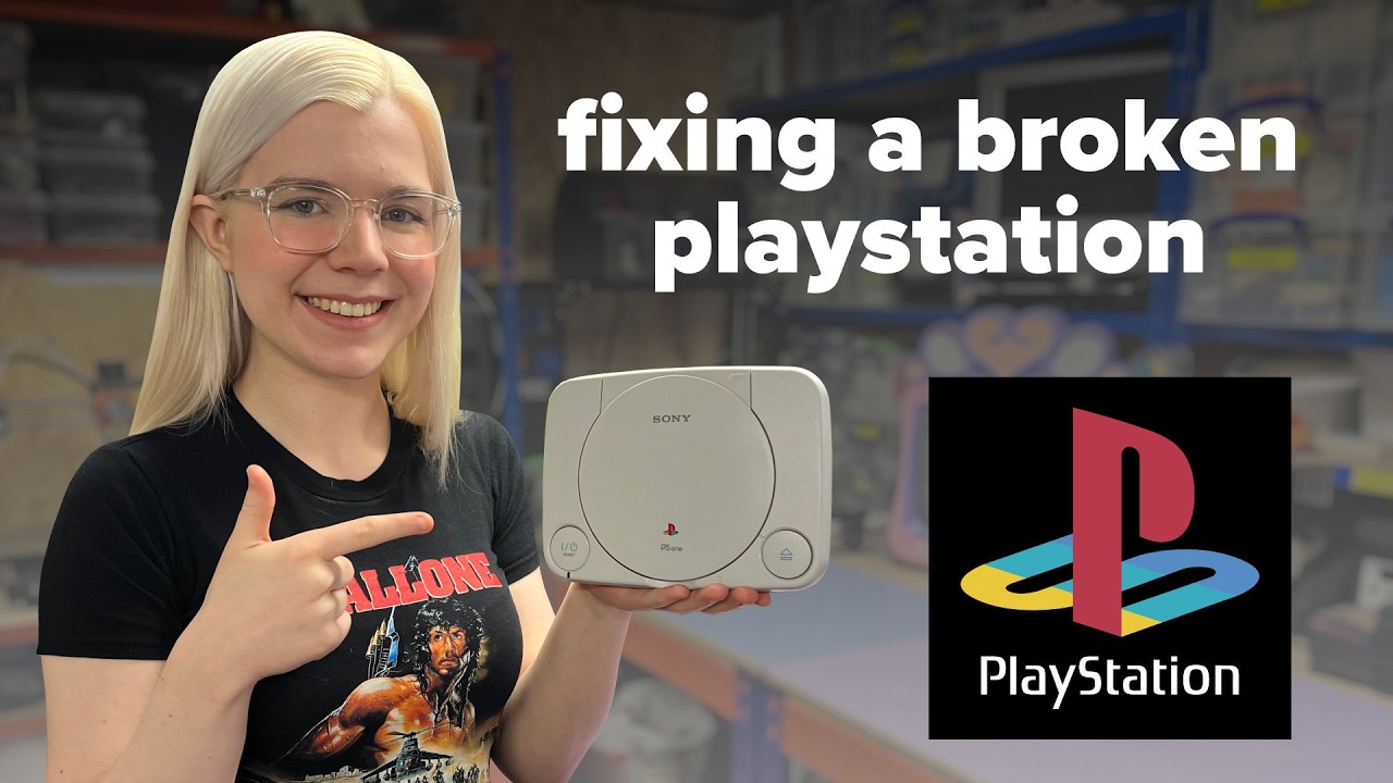 PS1 with faulty video, lets fix it
