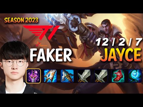 T1 Faker JAYCE vs AZIR Mid - Patch 13.12 KR Ranked
